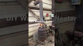 Homemade waste oil shop heater