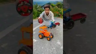 Мини-трактор и трактор с дистанционным управлением Mahindra распаковка #шорты