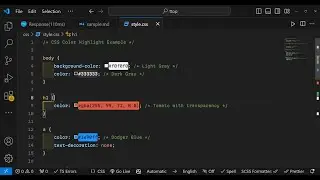 CSS Made Easy Instantly Visualize Colors with Color Highlight & Live Preview in VS Code