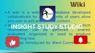 B.Ed notes||WIKI ||&lrm;@Insight Study Studio&nbsp; #youtube #youtuber #study #education