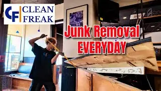 Day in the Life of a Junk Removal Company in Boston, MA | Clean Freak Junk Removal