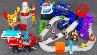unboxing Launch Spin Spaceship Playset | Paw Patrol True Metal Toy: Total City Rescue Set