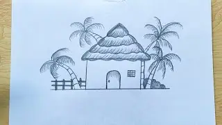 New design home drawing ✅ sweet home drawing #drawing #easyhouse #pencildrawing #art #howtodraw 