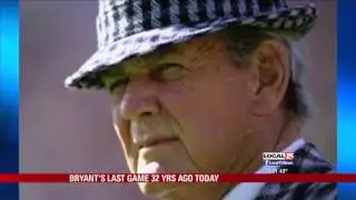 TODAY IN HISTORY: Bear Bryant's Last Game as Alabama's Coach