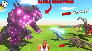 AMAAN ALPHA KING TITAN (ARK BIGGEST BOSS) vs MECHA HYDRA in Animal Revolt Battle Simulator CHOP TEAM