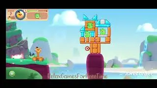 Angry Birds Journey - Level 2 gameplay logic puzzle brain precision obstacle game walkthrough