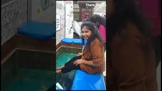 🐠🐋🐟Fish pedicure SPA👣| Spencer Plazza #shorts #pedicure #funny #spencer #vlog #tharavlogzz