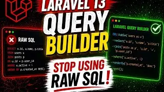Laravel 13 Query Builder: Stop Using Raw SQL! | EP 13