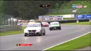 ETCC Salzburgring Petr Ful&iacute;n and Andreas Pfister Huge Crash
