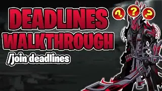 Deadlines Quest Walkthrough /join deadlines - AQW