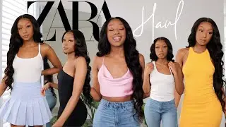 SPRING ZARA TRY-ON HAUL 2021 | Fatima Bah