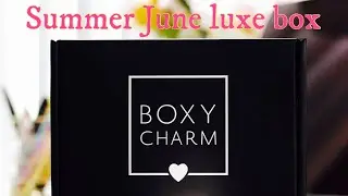 Boxycharm summer June luxe box
