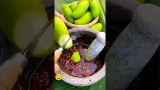 Spicy mango pickle 🤤🤤 #tendingshorts #shortsfeed #Shorts