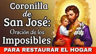 Coronilla de San José: Oración de los Imposibles para Restaurar el Hogar
