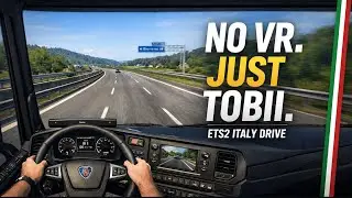 ETS2 Tobii Eye Tracker 5 Drive | Villa San Giovanni to Florence | No VR Setup