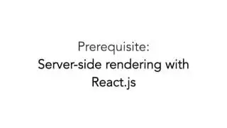 Building a universal/isomorphic web app with React.js