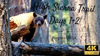 High Sierra Trail Day's 1+2 Solo Backpacking in 4k