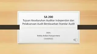 Rangkuman SA 200