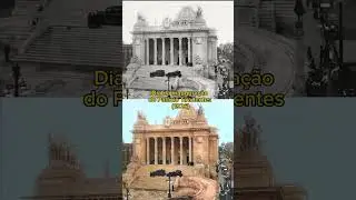 Pedimos para a Intelig&ecirc;ncia Artificial para colorir fotos antigas do Pal&aacute;cio Tiradentes ✌️ #shorts