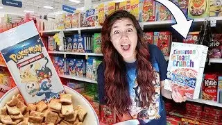 POK&Eacute;MON CARDS IN MY CEREAL?! SEARCHING FOR RARE POKEMON PRIZES