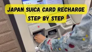 Japan Suica Card Recharge | Step by step process #japan #japantravelguide  #japanvlog
