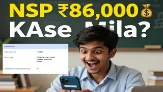 NSP Scholarship ₹86,000 Credit 😱 | Kaise Mila? Full Process | NSP Big Update💸