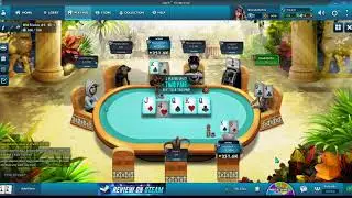 Jogando poker pra descontrair ....otimo passatempo jogo HD POKER de gra&ccedil;a na Steam