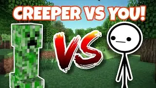 CREEPER VS YOUR SCREEN!! 😱😱