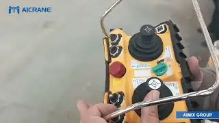 Aicrane 10 Ton Rubber Tyred Gantry Crane Operation | Remote Control Demonstration