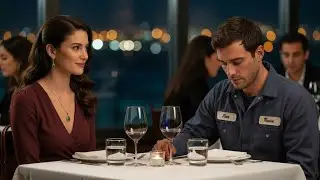 “Did your blind date not show up either” whispered the rich woman to the poor and sad mechanic