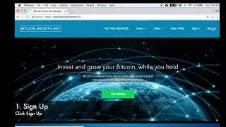 Bitcoin Growth Bot Sign Up and Verification Tutorial