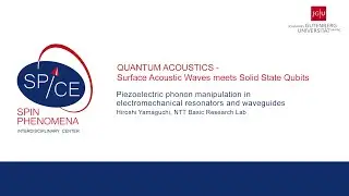 SPICE Quantum Acoustics Workshop - Hiroshi Yamaguchi - Piezoelectric phonon manipulation