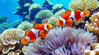 Stunning 4K Aquarium Video | Tropical Fish Tank, Coral Reef Colors & Relaxing Sleep Sounds