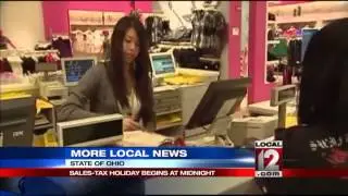 Ohio sales-tax holiday begins at midnight