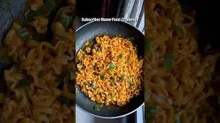 ❤️Subscriber Name Food Challenge with a Ramen TWIST! #foodchallenge #thakursisters #shorts