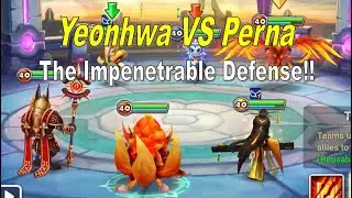 [SUMMONERS WAR] Yeonhwa VS Perna - The Impenetrable Defense!!