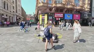 Live music in West End Land London Leicester Square # walking tour