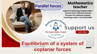 Set of coplanar equilibrium parallel forces 