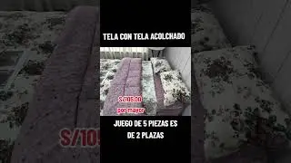 edred&oacute;n 5 piezas #edred&oacute;n #edredones ed