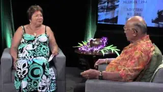 Papa John Kaanehe  with Kumu Karen Leialoha Carroll