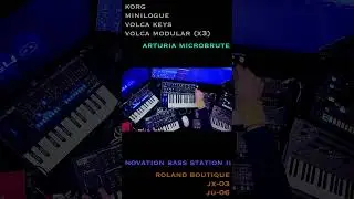 L1V3 #live \2/ drone \ noise \ modular analog synth \ dark ambient electronica \ korg arturia roland