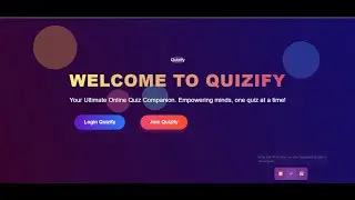 Quizify | Quiz Software Development | PHP, Laravel, MySQL, JavaScript, Bootstrap | ProgrammerHouse