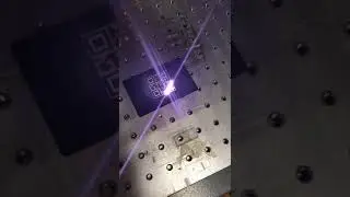 marking QR code with fiber laser marking machine