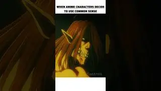When anime characters use common sense 🥶#anime #aot #attackontitan #erenyeager #animeedit #eren