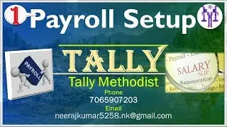 Payroll setup//setting in tally 6.4.7 in hindi Part-1