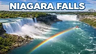 Niagara Falls Day View 🌈 | World&rsquo;s Most Beautiful Waterfall in Daylight