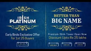 irish platinum Better Than Big Name | 3 BHK apartments located in Sec-10, Greater noida West