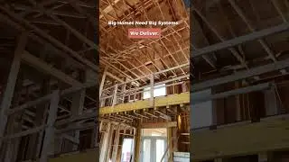 Big Homes Need Big Systems. We Deliver #shorts #fyp #build #home #framer #building