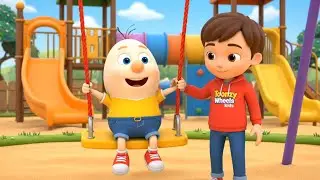 Humpty Dumpty Playground Fun with Alex | Kids Song & Nursery Rhyme | Toonzy Wheels kids 