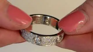 A Cartier Diamond 'Love' Ring